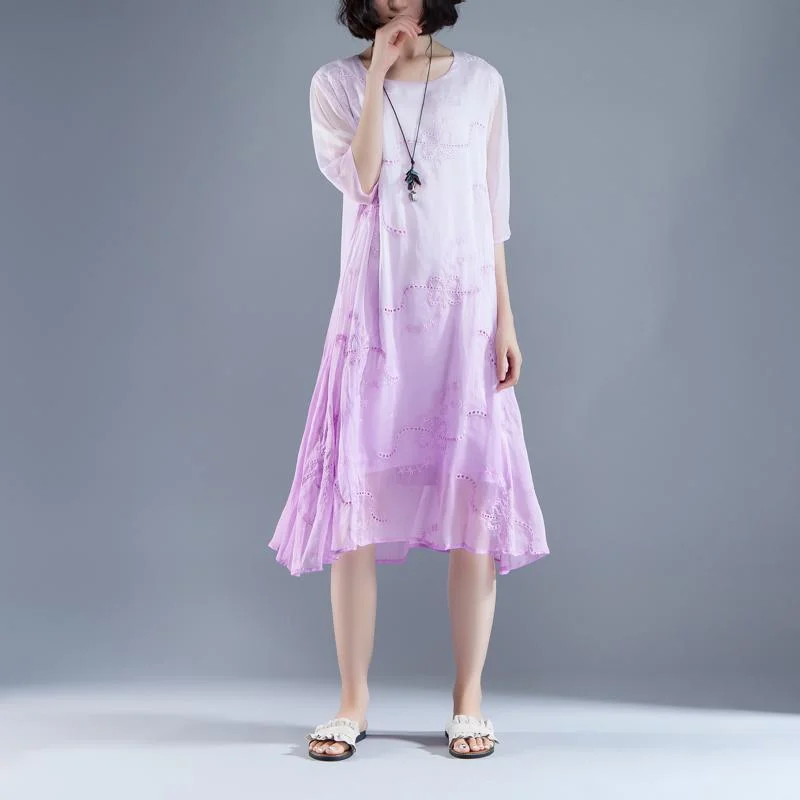 Elegant summer maxi dress trendy Flower Summer Fake Two-piece Retro Purple Dress Chic Boho Print Maxi Dress Elegant summer maxi dress trendy Flower Summer Fake Two-piece Retro Purple Dress Chic Boho Print Maxi Dress