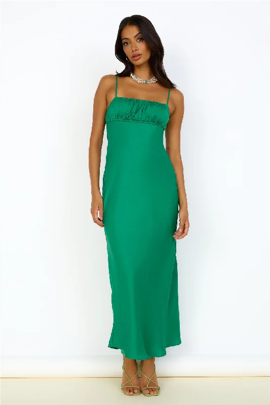 Envious Maxi Dress Green Chic Sleeveless Maxi Dress