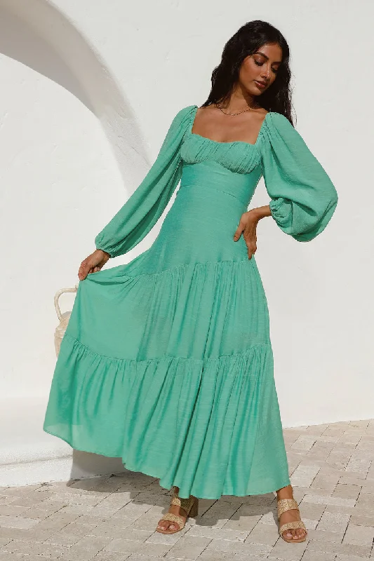 Like A Princess Maxi Dress Green Classic Black Maxi Dress