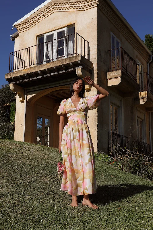 Sweet Darling Maxi Dress Multi Cozy Wrap Maxi Dress