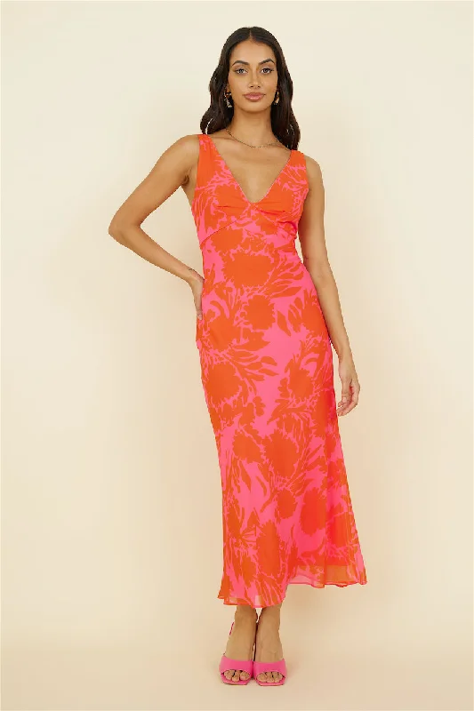 Your Favourite Song Maxi Dress Pink Elegant Lace Maxi Dress