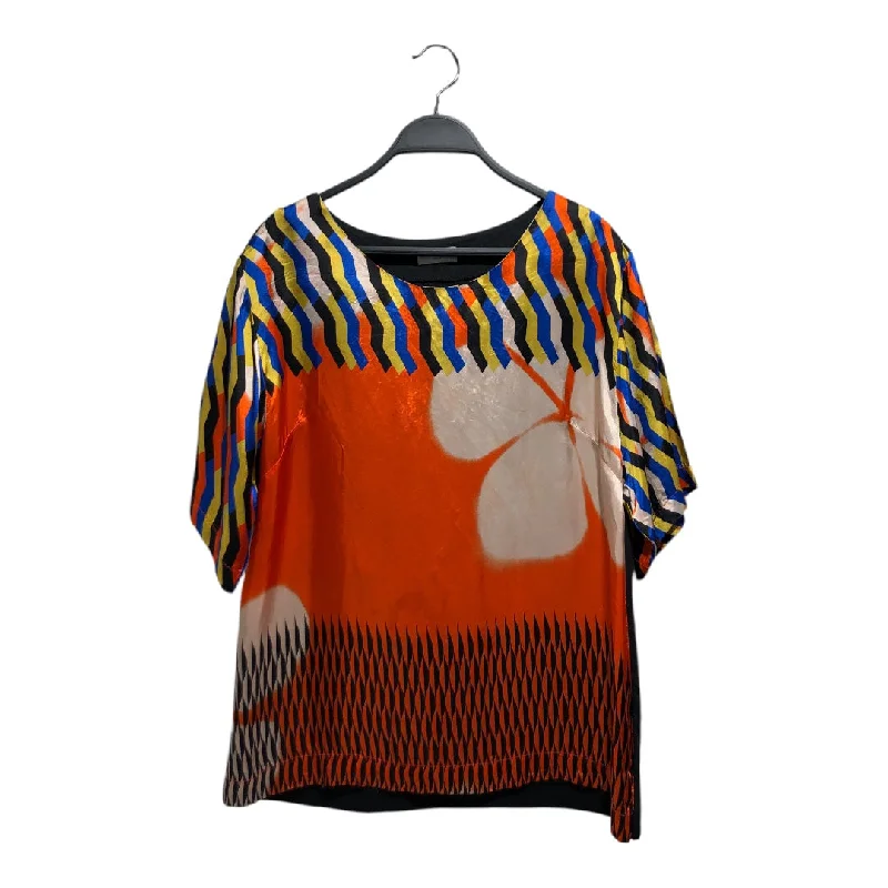 DRIES VAN NOTEN/T-Shirt/S/Graphic/Cotton/MLT/ Striped Floral Plaid
