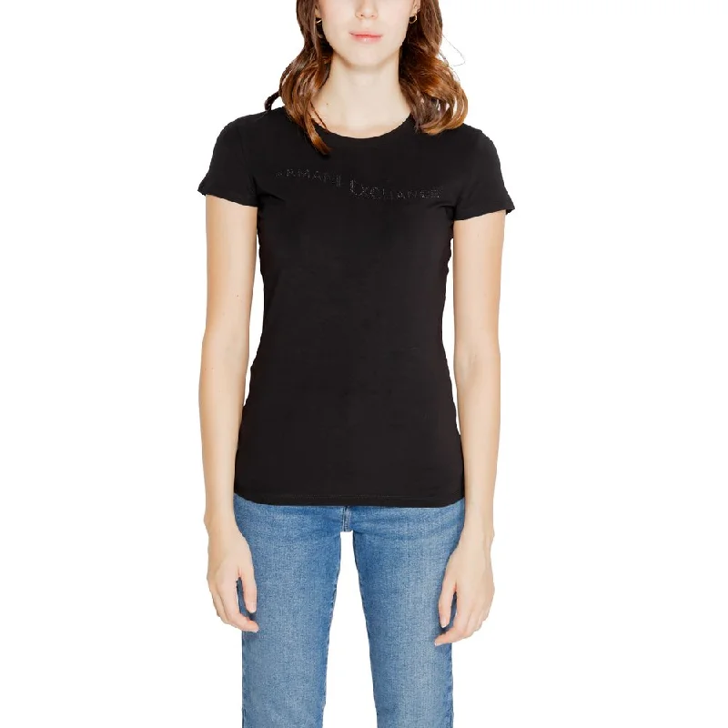 Black Cotton Tops & T-Shirt Striped Floral Plaid
