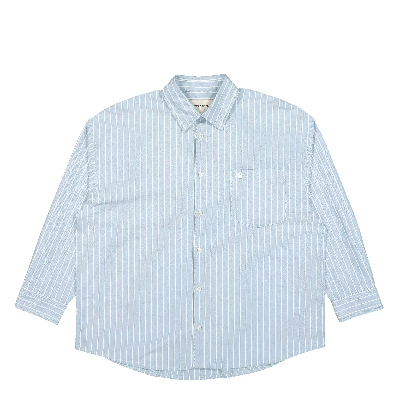 W L/S Dowlen Shirt Ribbed T-Shirt High Neck Heavyweight