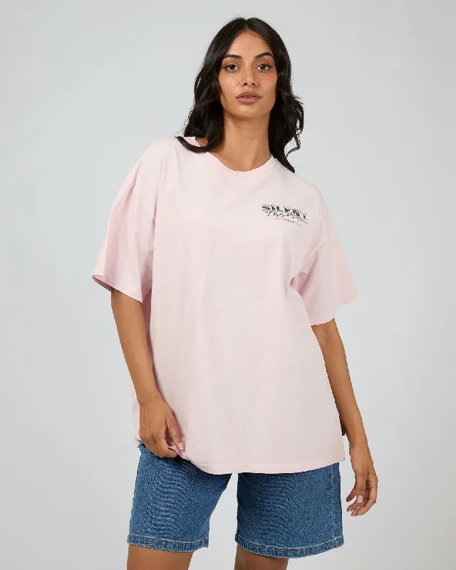 Chariot Tee Light Pink Collared Crew Neck Turtle Neck