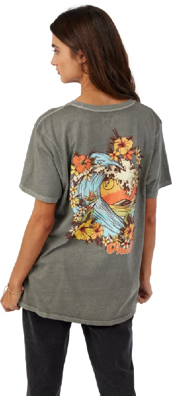 CURRENT SHORT SLEEVE TEE Hooded Caped Shawl Collar
