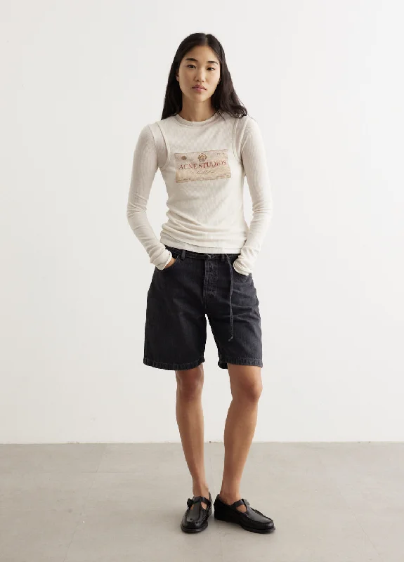 Elga Long Sleeve T-Shirt Zippered Buttoned Snapped