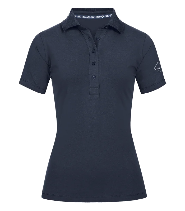 E.L.T Flensburg Ladies Polo-Shirt Seamless Knitted Crochet