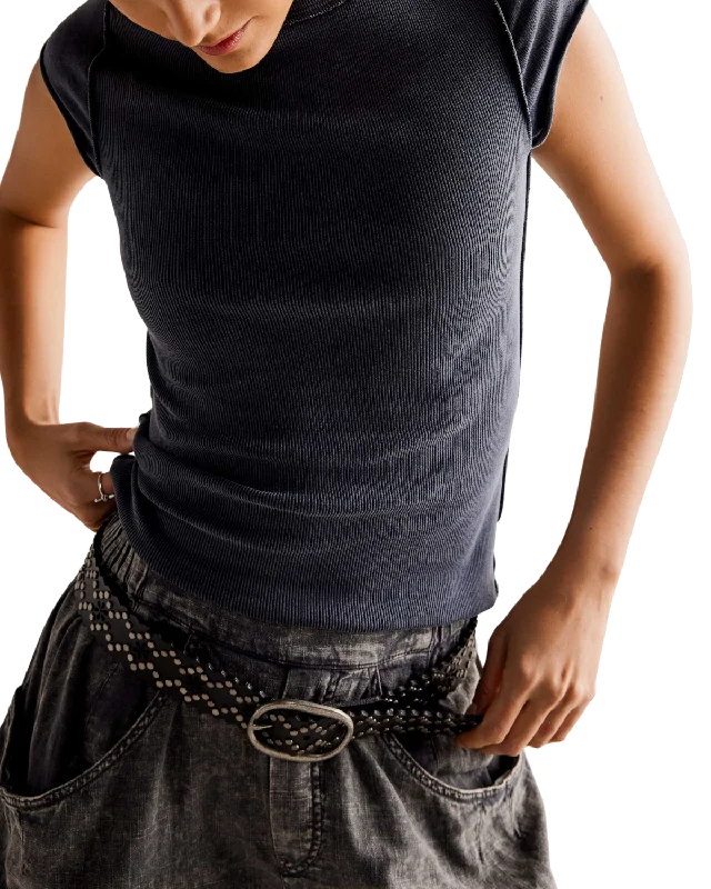 Ever Had T-Shirt in Black Fitted T-Shirt Seamless Stretchy
