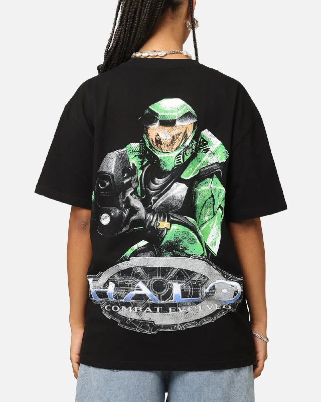 Goat Crew X Halo Halo Combat Evolved Heavyweight T-Shirt Black Houndstooth Herringbone Solid Goat Crew X Halo Halo Combat Evolved Heavyweight T-Shirt Black Houndstooth Herringbone Solid