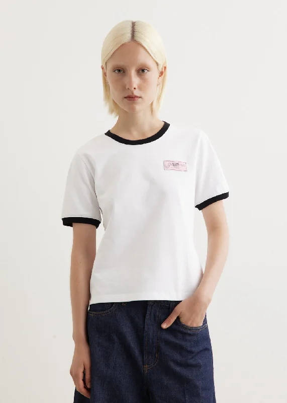 Heavy Cotton Small T-Shirt Mesh Canvas Denim