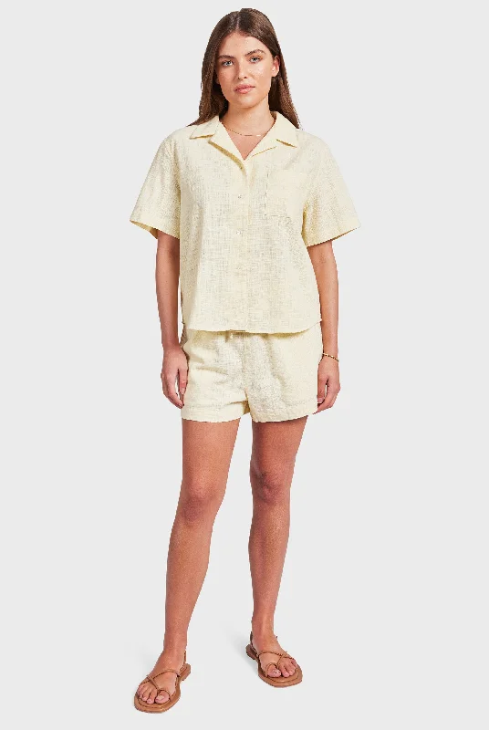 Jose Short Sleeve Shirt Thin T-Shirt Open Front Quick Dry