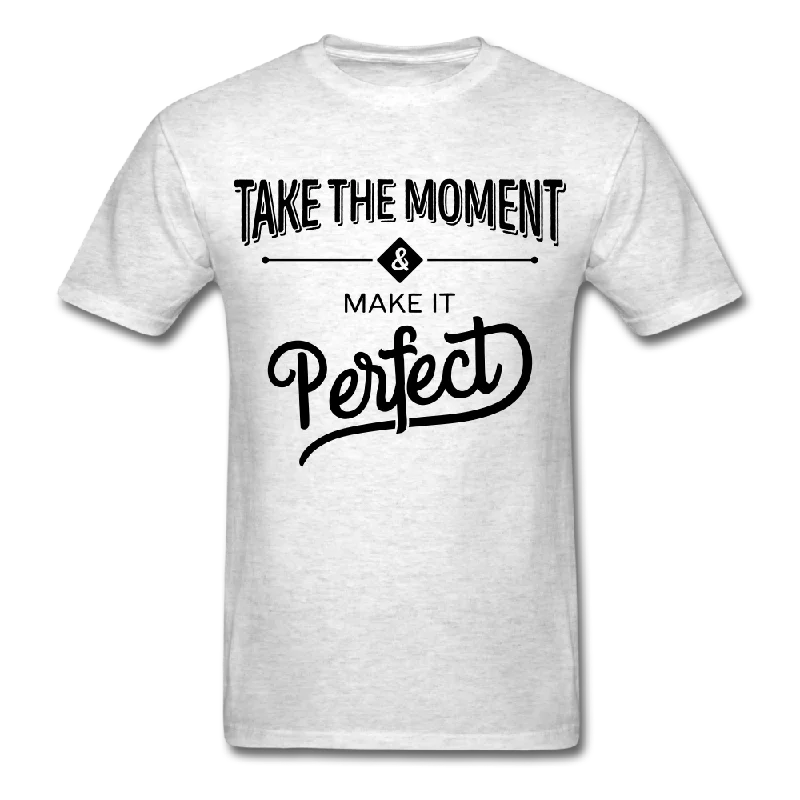 Moment Of Life T-Shirt Collared Crew Neck Turtle Neck