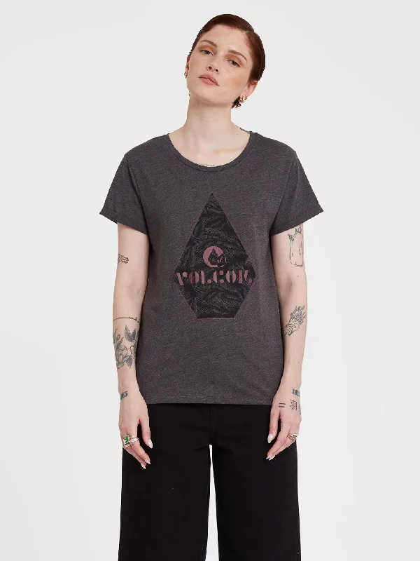 Radical Daze T-shirt - CHARCOAL Boxy Fit Fitted Loose