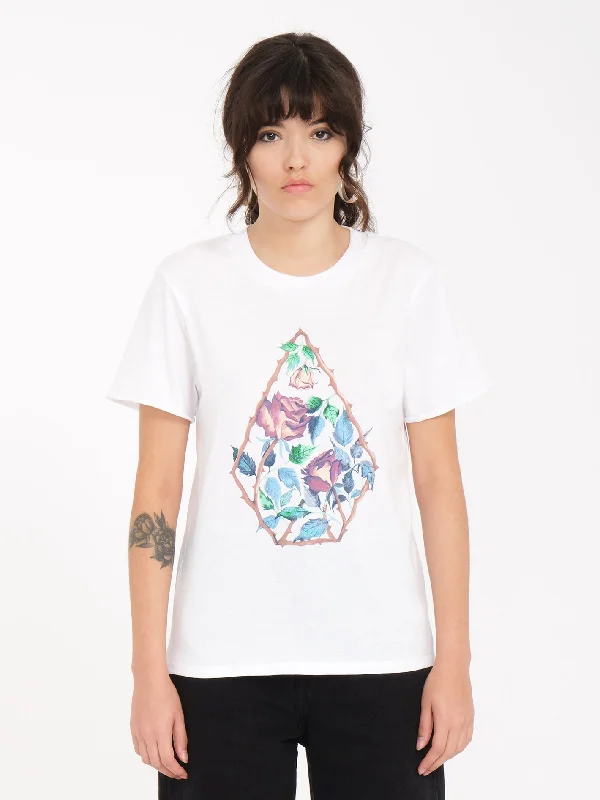 Radical Daze T-shirt - WHITE Front Pockets Side Pockets Patch Pockets