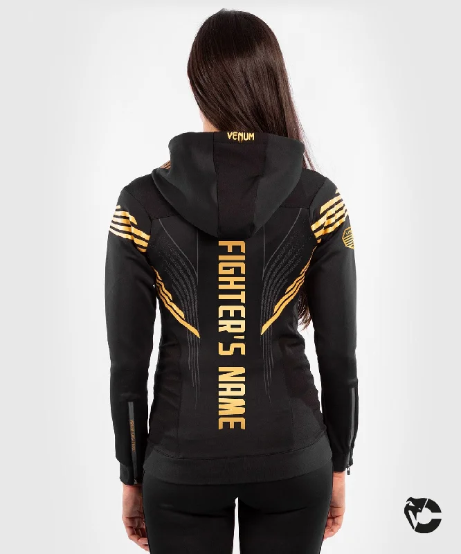 Sweatshirt à Capuche Femme Fighters UFC Venum Authentic Fight Night - Champion Print Jacquard Patchwork