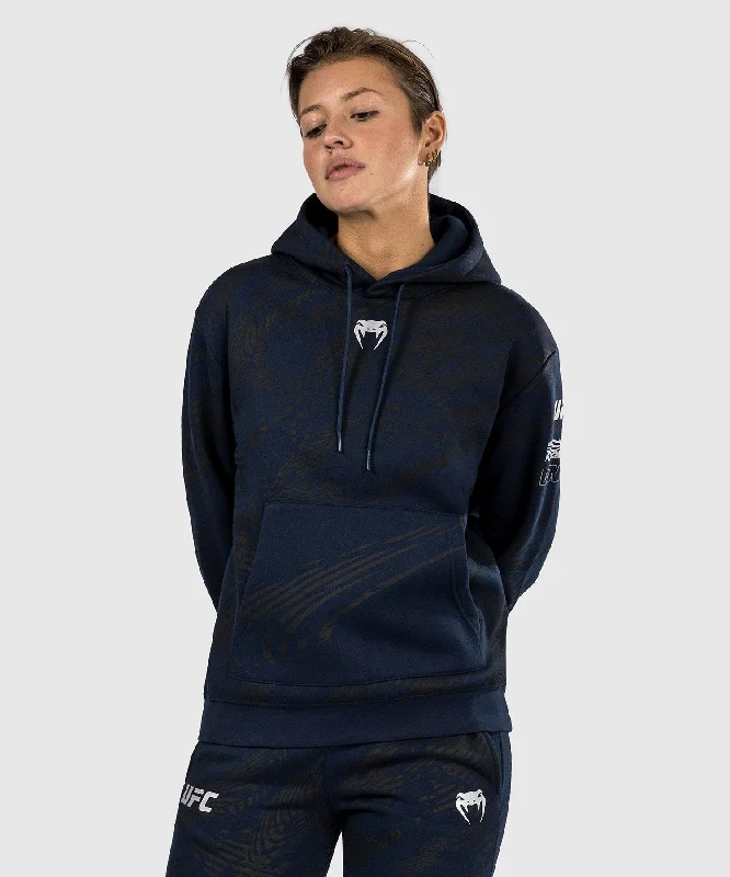 Sweatshirt à Capuche pour Femmes UFC Fusion by Venum Fight Week - Bleu Océanique Sequined Glittery Shiny Sweatshirt à Capuche pour Femmes UFC Fusion by Venum Fight Week - Bleu Océanique Sequined Glittery Shiny