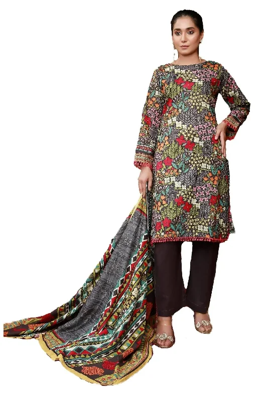 IshDeena Pakistani Lawn Salwar Kameez Indian Dresses for Women Ready to Wear Printed