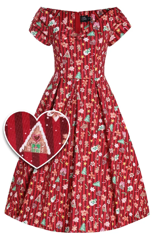 Lily Christmas Cookie Swing Dress