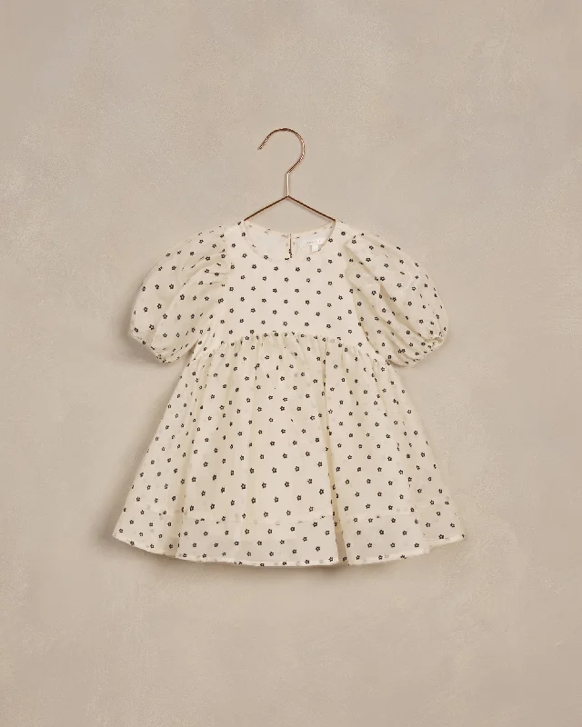 LUNA DRESS || FLOCKED DAISY