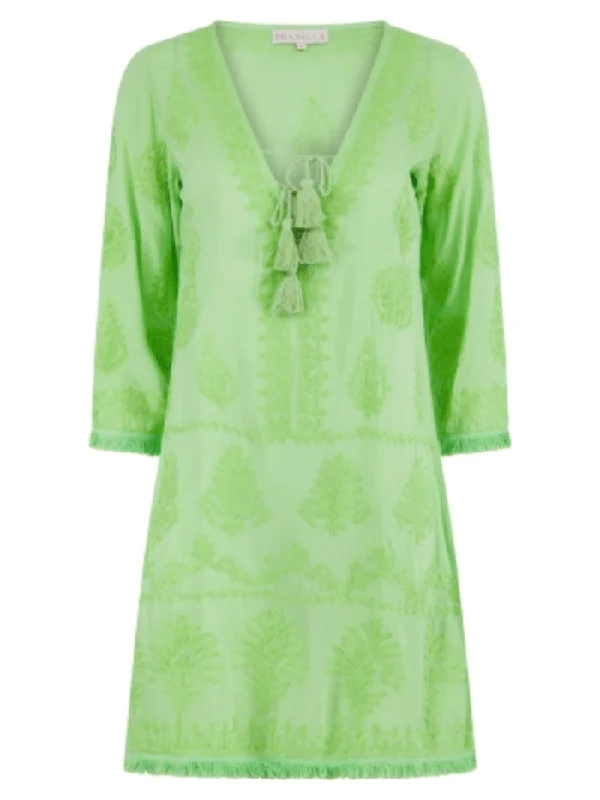 Pranella AGGIE Dress In Lime