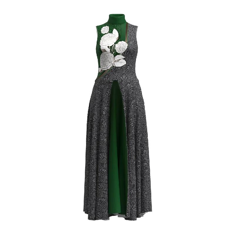 Regal Flower Dress