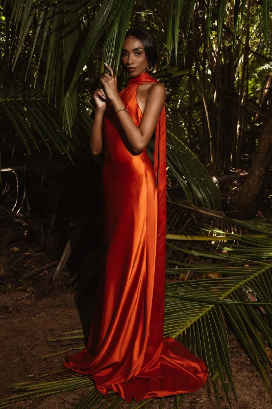 SAKAI DRESS | ORANGE HUE