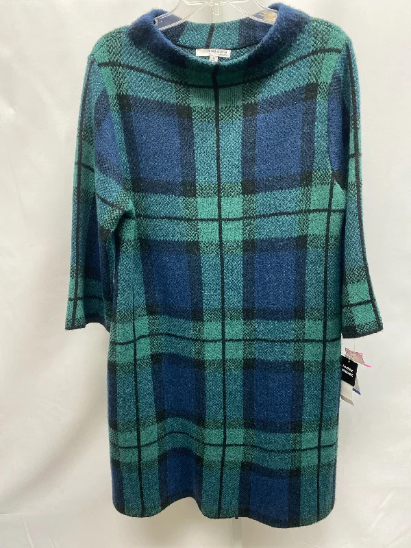 Size XL studio one Blue/green 3/4 Sleeve Dress