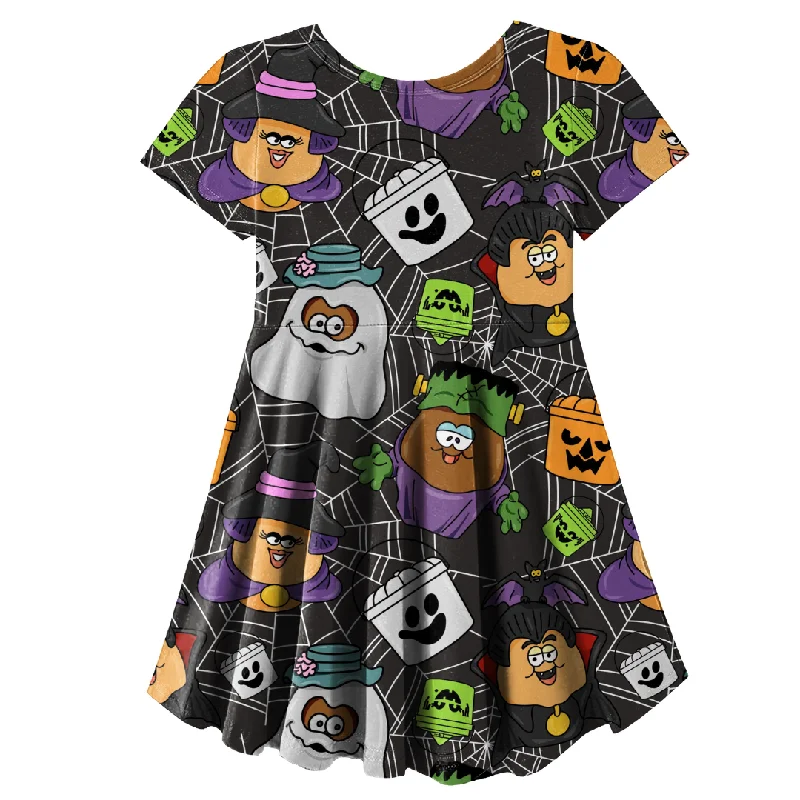 Halloween Nuggets Skater Dress
