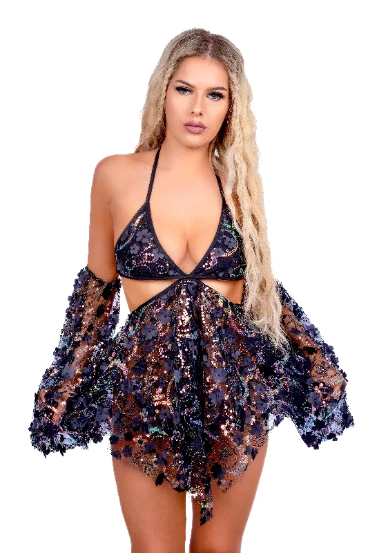 Midnight Fairy Blossom Dress (2 pc)