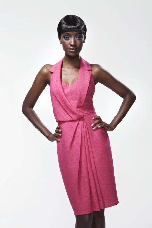 Theia - Tailored Tweed Sheath Cocktail Dress 870033SC