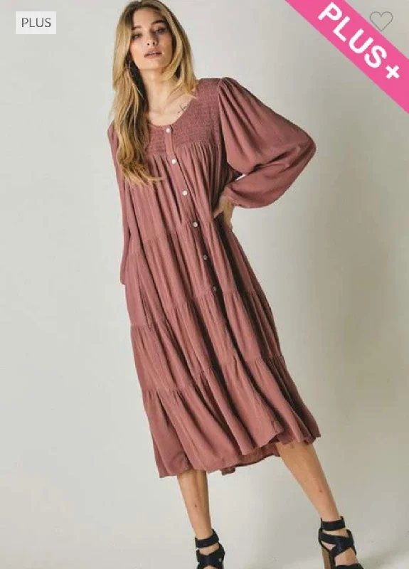 Plus Ruffle Dress