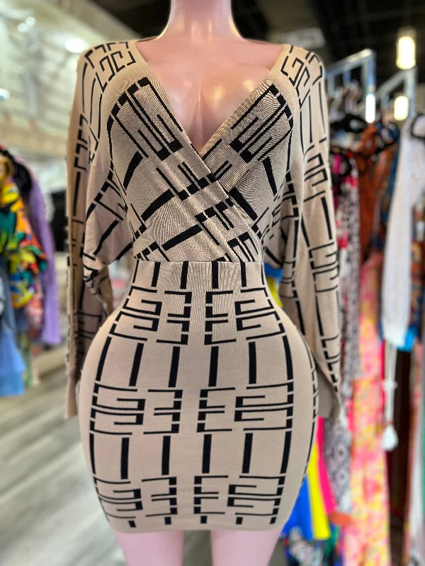 V Winter Dress