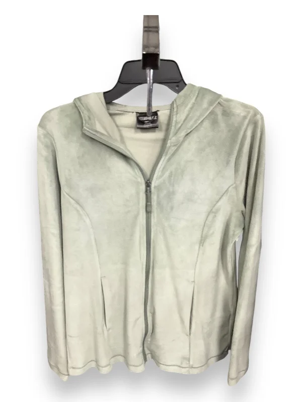 Athletic Jacket By 32 Degrees In Green, Size: S Knit Fabric Woven Fabric Fleece Fabric Athletic Jacket By 32 Degrees In Green, Size: S Knit Fabric Woven Fabric Fleece Fabric
