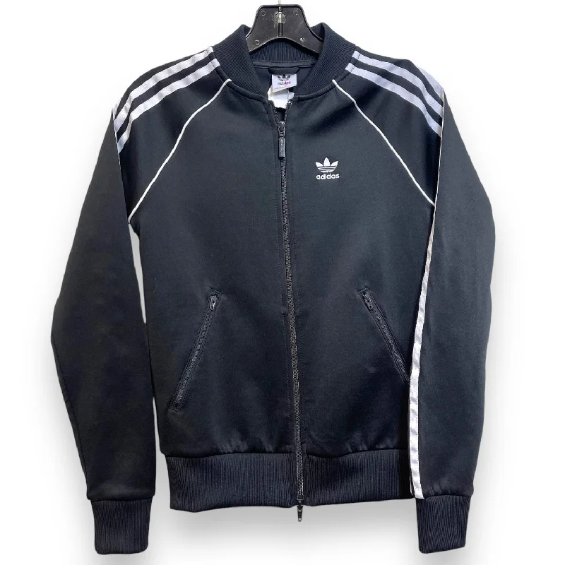 Athletic Jacket By Adidas In Black, Size: Xs Belted Jacket Elasticated Jacket Padded Jacket Athletic Jacket By Adidas In Black, Size: Xs Belted Jacket Elasticated Jacket Padded Jacket
