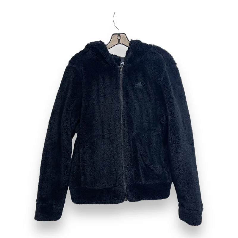 Athletic Jacket By Adidas In Black, Size: Xs Elasticated Jacket Padded Jacket Insulated Jacket Athletic Jacket By Adidas In Black, Size: Xs Elasticated Jacket Padded Jacket Insulated Jacket