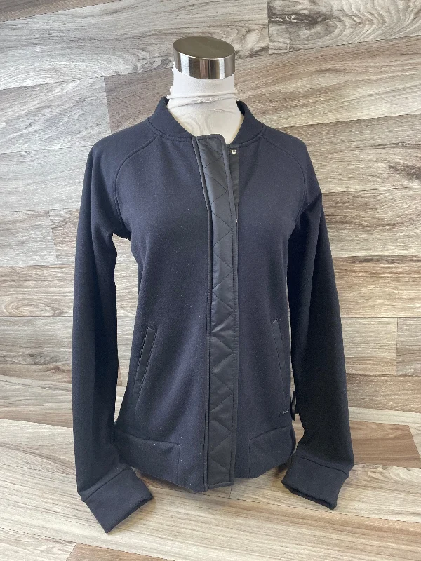 Athletic Jacket By Athleta In Black, Size: Xs Hooded Jacket Caped Jacket Shawl Collar Jacket Athletic Jacket By Athleta In Black, Size: Xs Hooded Jacket Caped Jacket Shawl Collar Jacket
