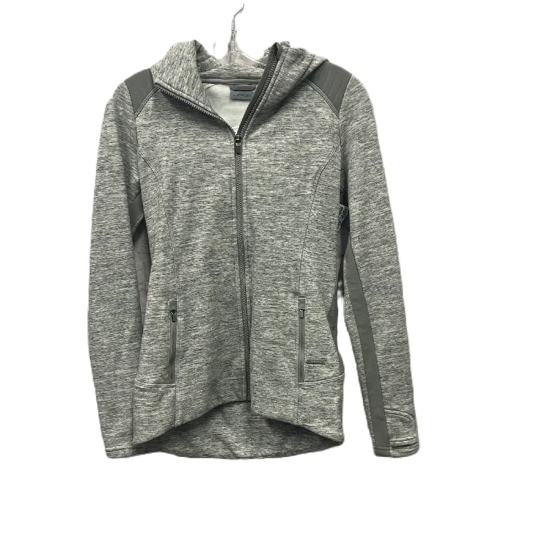 Athletic Jacket By Athleta In Grey, Size: Xxs Tailored Jacket Straight Jacket A-Line Jacket Athletic Jacket By Athleta In Grey, Size: Xxs Tailored Jacket Straight Jacket A-Line Jacket