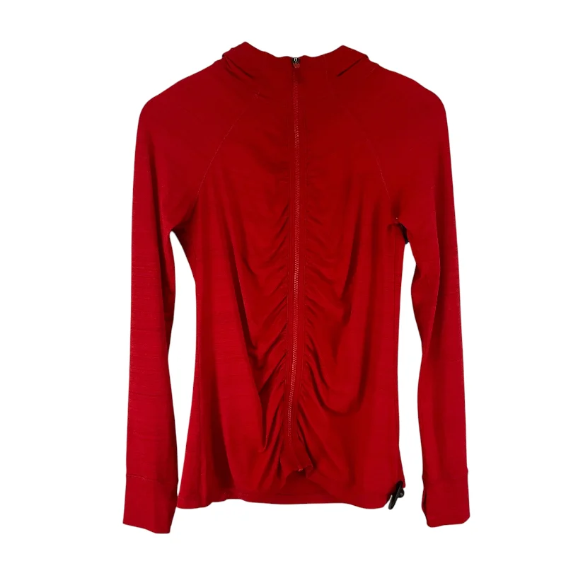 Athletic Jacket By Athleta In Orange, Size: S Rayon Fabric Velvet Fabric Corduroy Fabric Athletic Jacket By Athleta In Orange, Size: S Rayon Fabric Velvet Fabric Corduroy Fabric