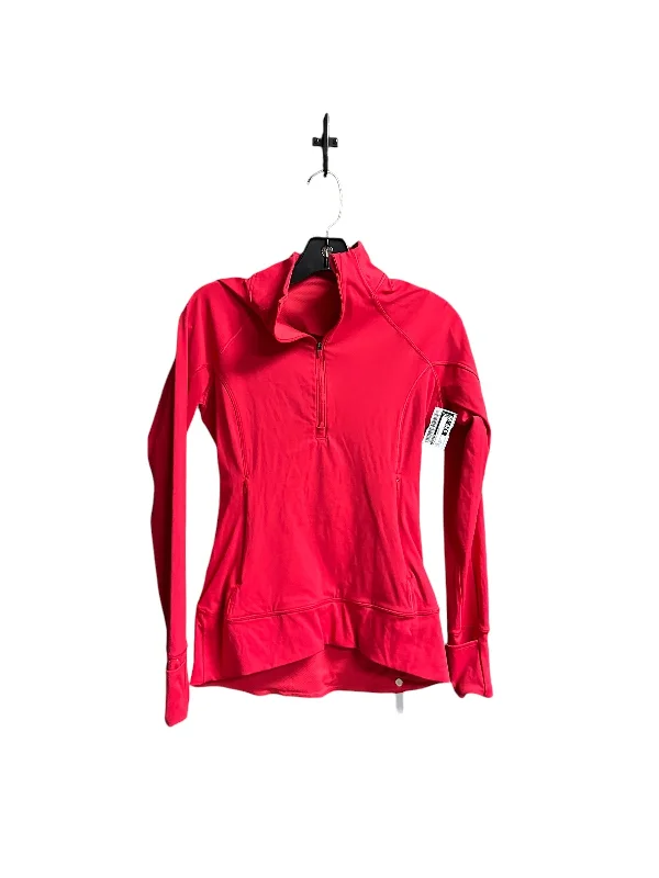 Athletic Jacket By Athleta In Red, Size: Xs Toggled Jacket Drawstring Jacket Belted Jacket Athletic Jacket By Athleta In Red, Size: Xs Toggled Jacket Drawstring Jacket Belted Jacket