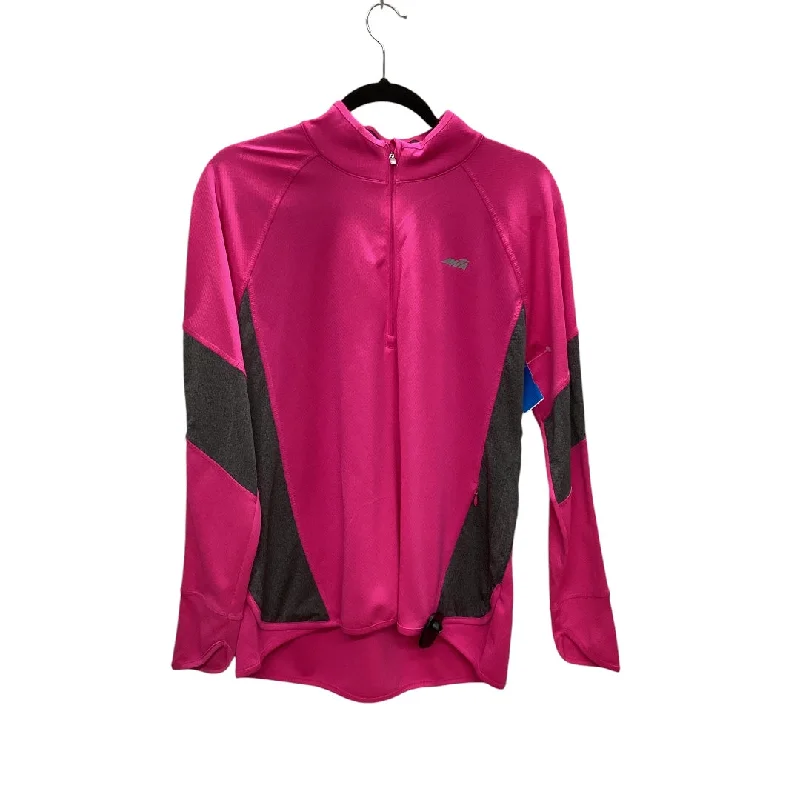 Athletic Jacket By Avia In Pink, Size: L Lace Jacket Ribbed Jacket Sequined Jacket