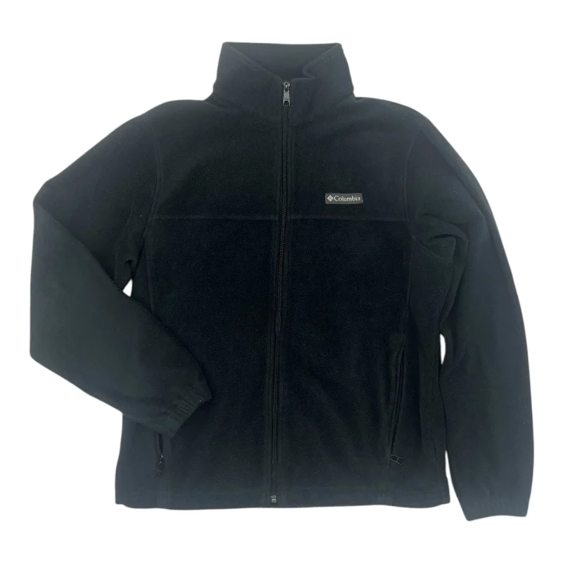 Athletic Jacket By Columbia In Black, Size:M Toggled Jacket Drawstring Jacket Belted Jacket Athletic Jacket By Columbia In Black, Size:M Toggled Jacket Drawstring Jacket Belted Jacket