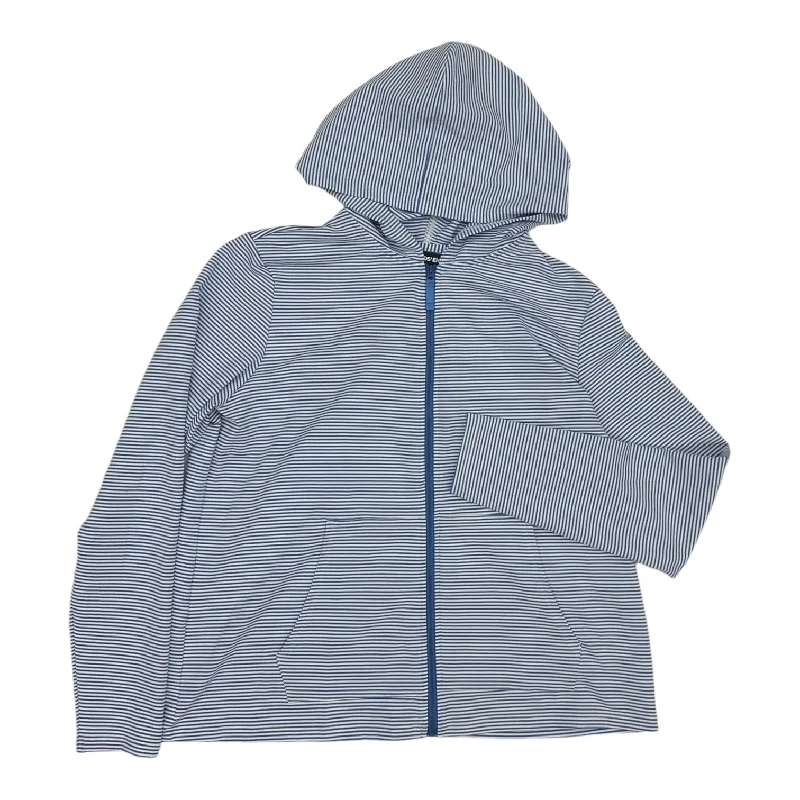 Athletic Jacket By Lands End In Blue, Size:Xl Jersey Jacket Tulle Jacket Batik Jacket Athletic Jacket By Lands End In Blue, Size:Xl Jersey Jacket Tulle Jacket Batik Jacket