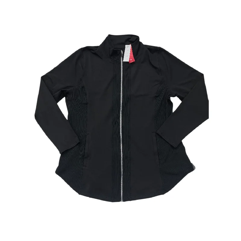 Athletic Jacket By Livi Active In Black, Size: 1x Nylon Jacket Polyester Jacket Spandex Jacket Athletic Jacket By Livi Active In Black, Size: 1x Nylon Jacket Polyester Jacket Spandex Jacket