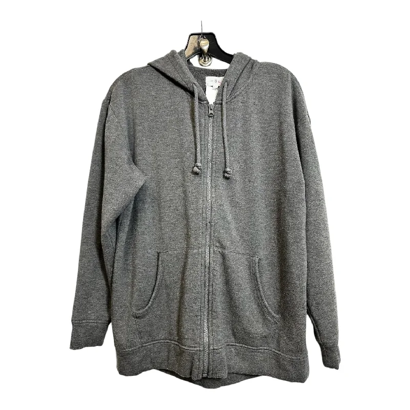 Athletic Jacket By Lou And Grey In Grey, Size: S Denim Jacket Leather Jacket Suede Jacket Athletic Jacket By Lou And Grey In Grey, Size: S Denim Jacket Leather Jacket Suede Jacket