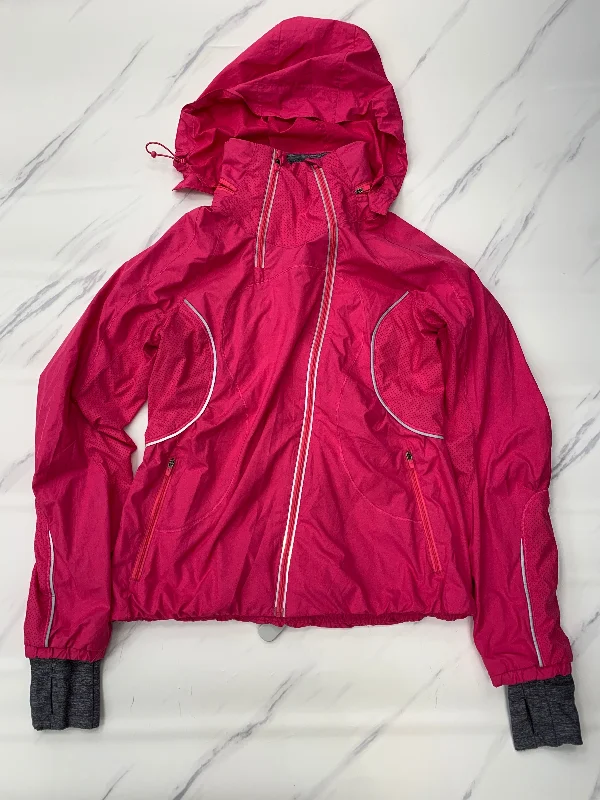 Athletic Jacket By Lululemon In Pink, Size: 6 Rayon Fabric Velvet Fabric Corduroy Fabric Athletic Jacket By Lululemon In Pink, Size: 6 Rayon Fabric Velvet Fabric Corduroy Fabric