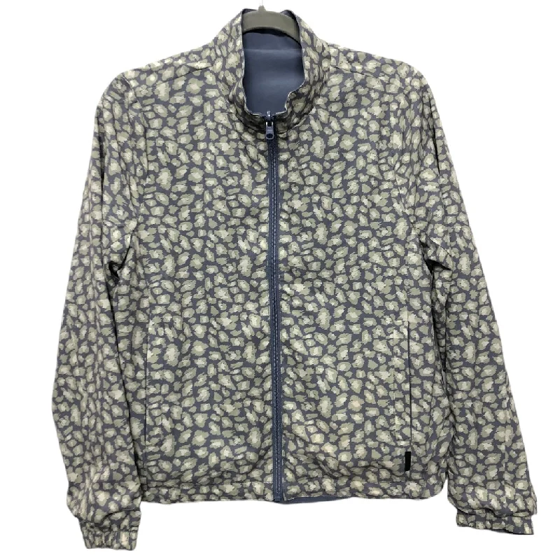 Athletic Jacket By Peach In Blue & Green, Size: S Ribbed Jacket Pleated Jacket Ruffled Jacket Athletic Jacket By Peach In Blue & Green, Size: S Ribbed Jacket Pleated Jacket Ruffled Jacket