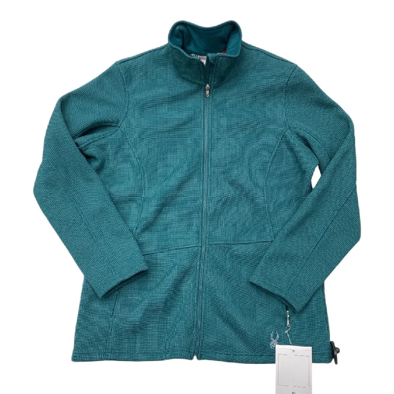 Athletic Jacket By Spyder In Green, Size: 3x Print Jacket Jacquard Jacket Patchwork Jacket Athletic Jacket By Spyder In Green, Size: 3x Print Jacket Jacquard Jacket Patchwork Jacket