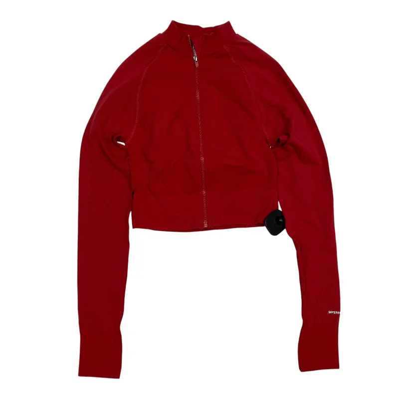 Athletic Jacket By Superdry In Red, Size: Xs Chenille Jacket Brocade Jacket Lace Jacket Athletic Jacket By Superdry In Red, Size: Xs Chenille Jacket Brocade Jacket Lace Jacket