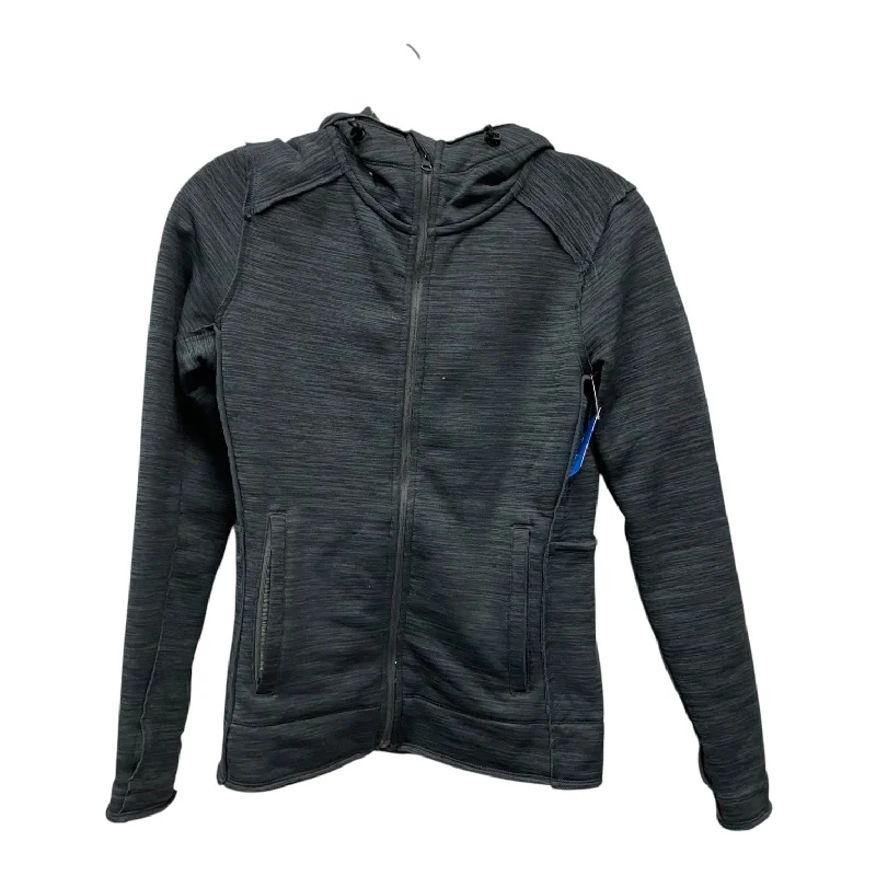Athletic Jacket By Title Nine In Grey, Size:Xs Knit Fabric Woven Fabric Fleece Fabric Athletic Jacket By Title Nine In Grey, Size:Xs Knit Fabric Woven Fabric Fleece Fabric